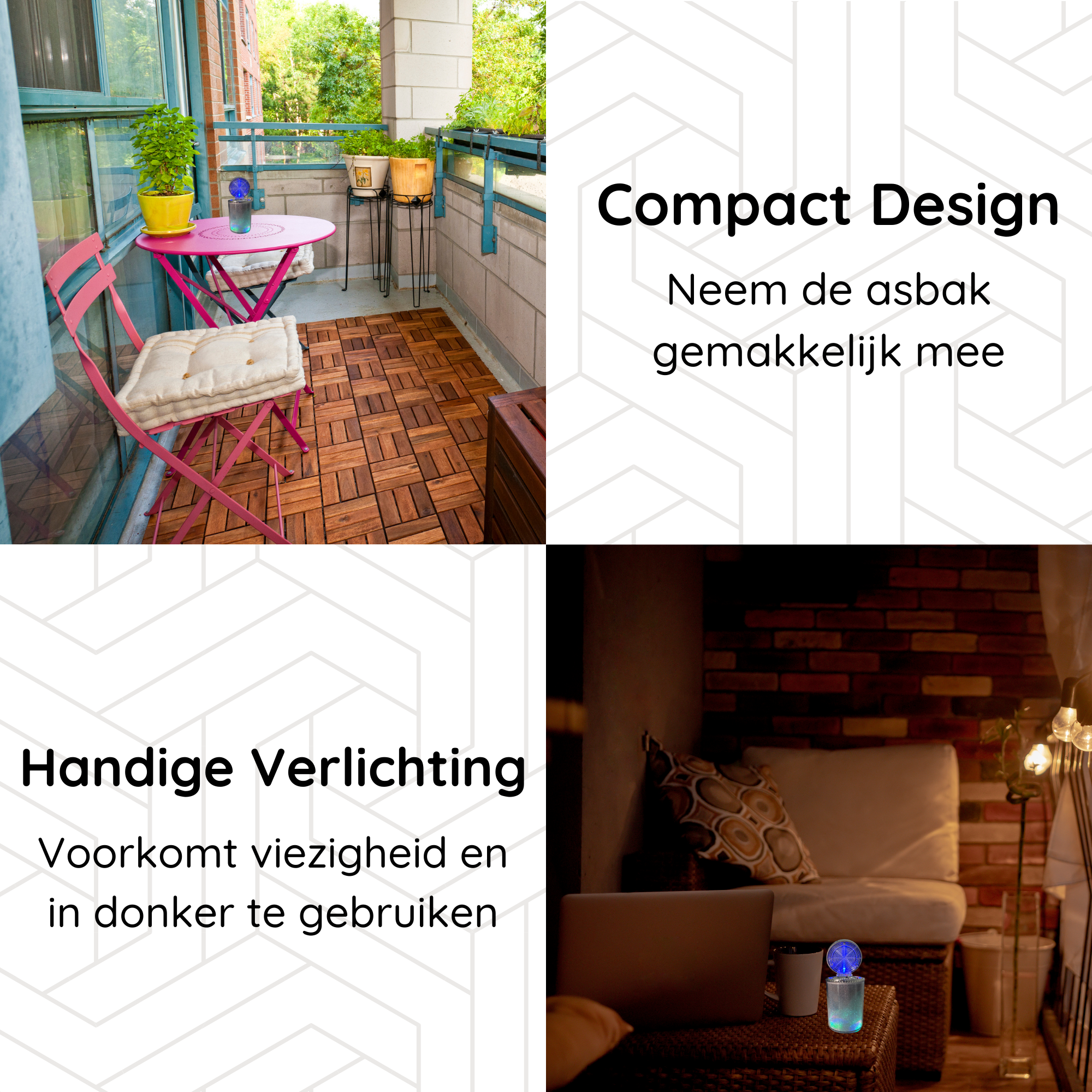 Auto Asbak met Led Light - voor Bekerhouder - Deksel - Buiten - Prullenbakje - Geurbestendig - Vlambestendig - Car Ashtray - Zwart - Image 7