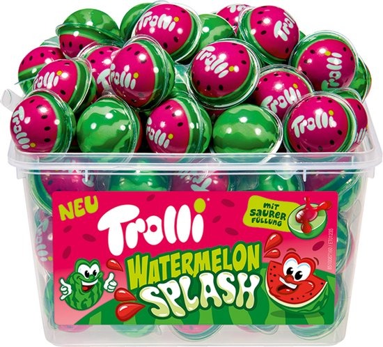 Trolli - Glotzer (oogballen) Watermelon Splash - 60 Stuks