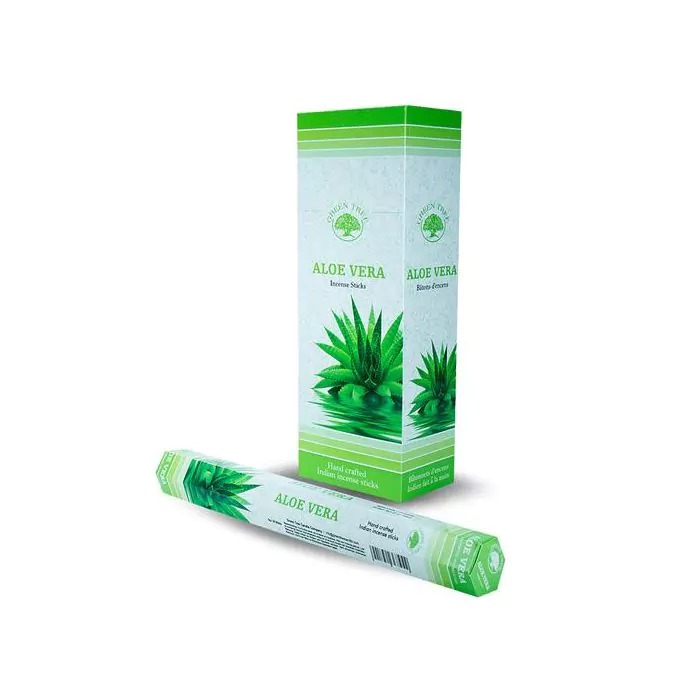 Green Tree Wierook - Aloe Vera - Slof (6 pakjes/120 stokjes)