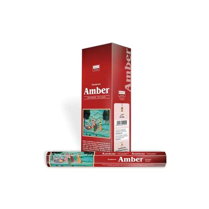 Darshan Wierook – Darshan Amber – Slof (6 pakjes/120 stokjes)