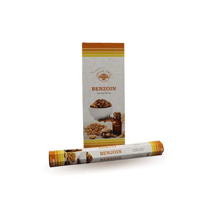 Green Tree Wierook - Benzoin - Slof (6 pakjes/120 stokjes)