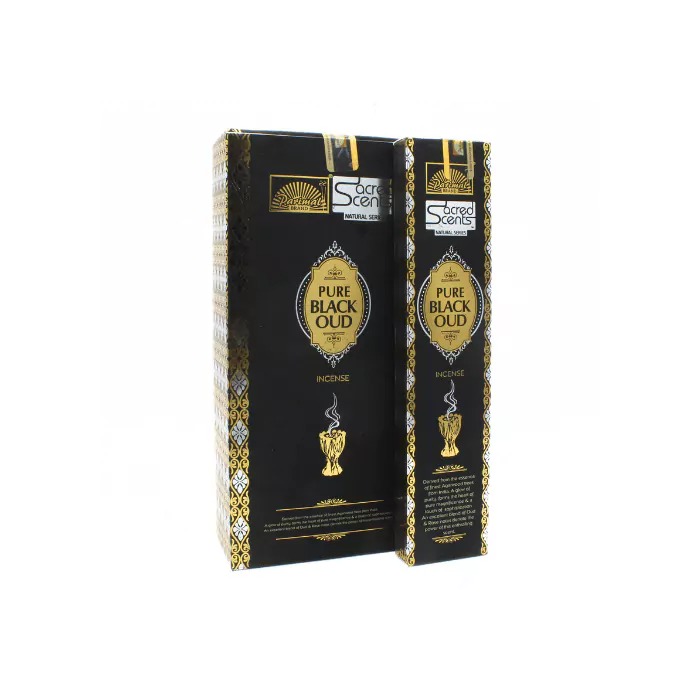 Parimal Pure Black Oudh – Wierook – Slof / Voordeelbox – 6 Pakjes per Doos – 24 gram