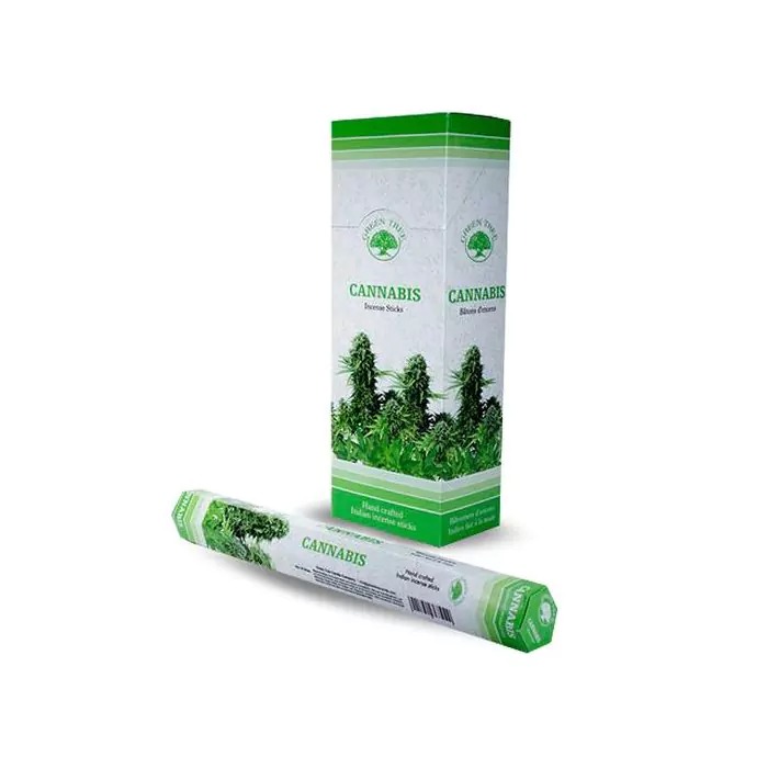 Green Tree Wierook - Cannabis - Slof (6 pakjes/120 stokjes)