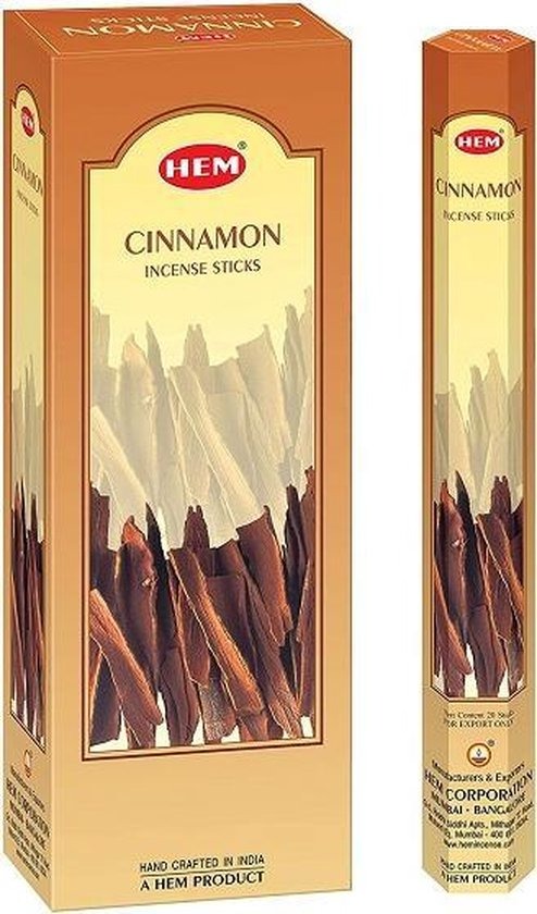 HEM Wierook – Precious Cinnamon – Slof (6 pakjes/120 stokjes)