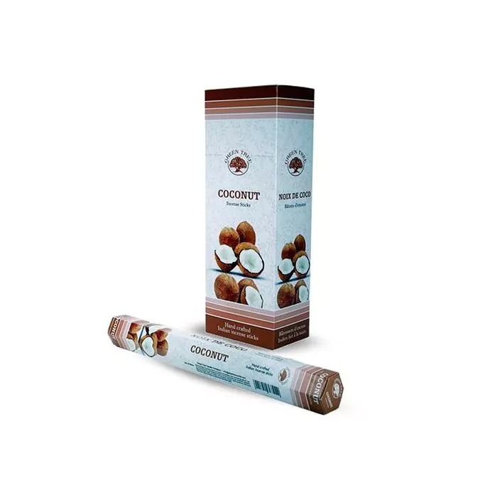 Green Tree Wierook – Coconut – Slof (6 pakjes/120 stokjes)