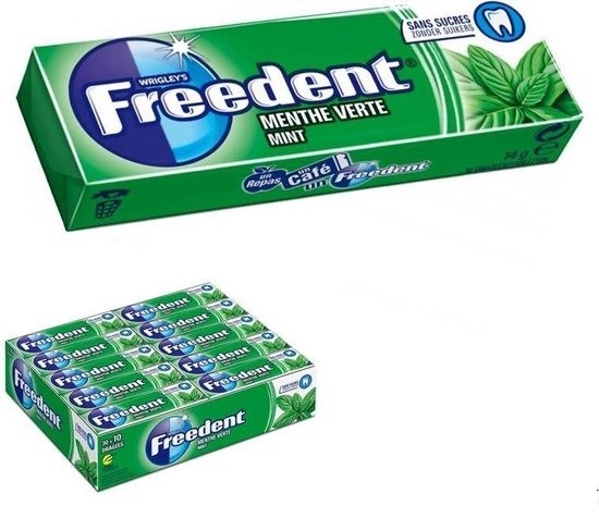 Freedent Green Mint – kauwgom 30 pakjes