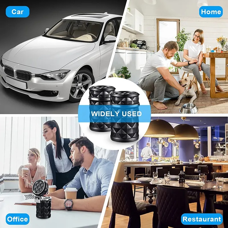 Premium Auto Asbak LED - Geschikt Voor Ventilatierooster - Met Verlichting - Strak Design - Auto Accessoires - - Image 5