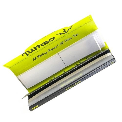 Jumbo Black Kingsize Slim vloei + filtertips | 24 pakjes - Image 2