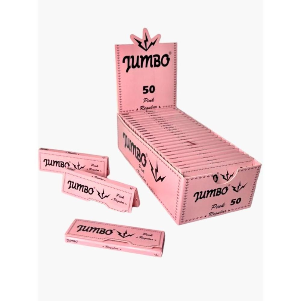 Jumbo Pink Vloei Regular | 50 Pakjes