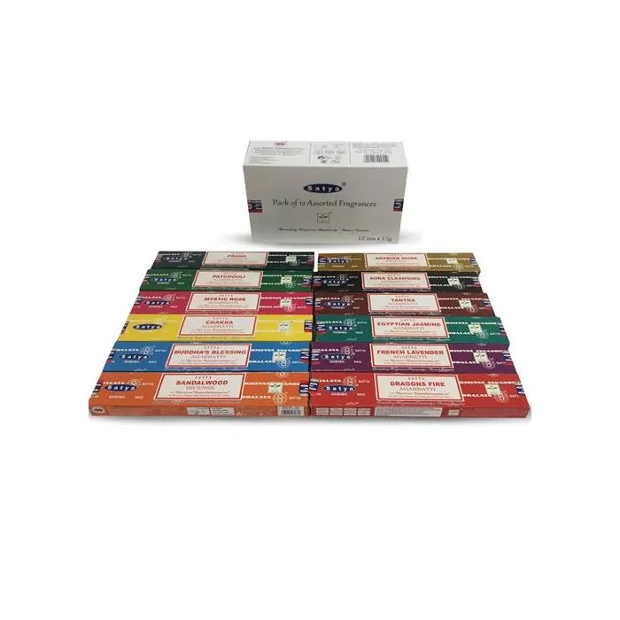 Satya Assortiment Wierook (12 boxes) 15 grams