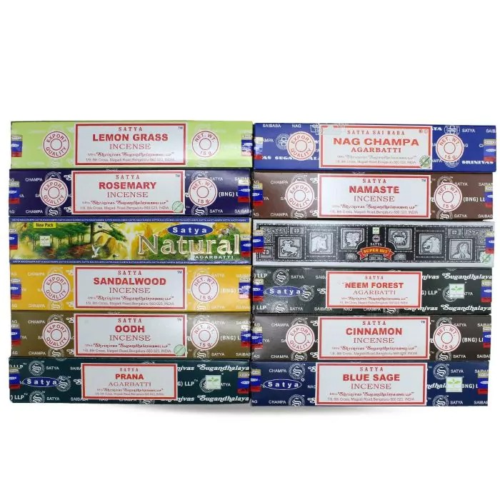 Satya Assortiment Pack 5 Wierook (12 boxes) 15 grams - Image 2