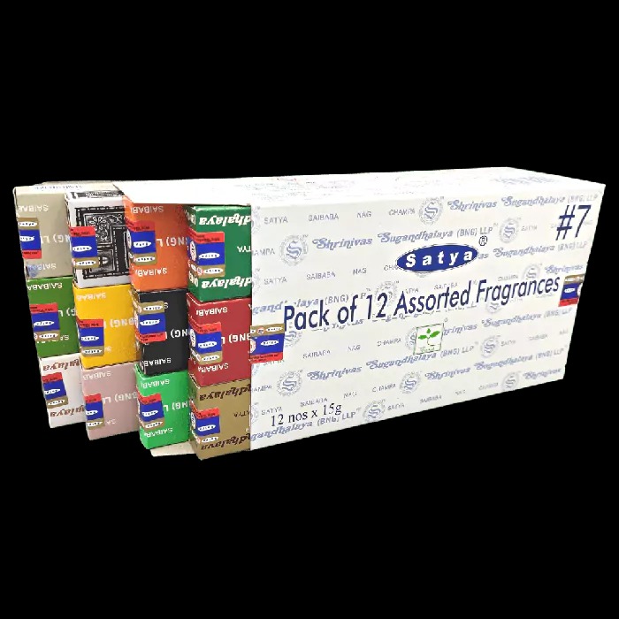 Satya Assortiment Pack 7 Wierook (12 boxes) 15 grams