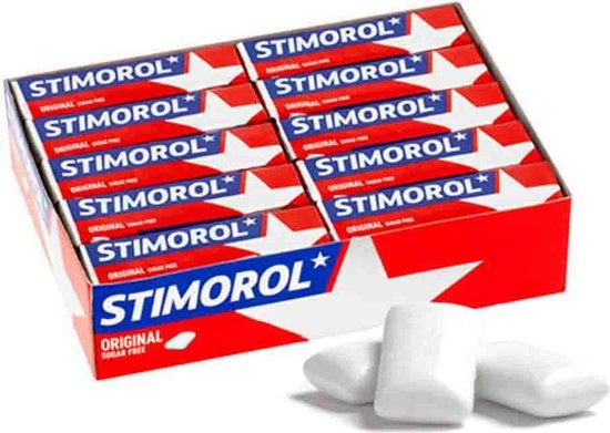 Stimorol Kauwgom Original Suikervrij 1x30stuks