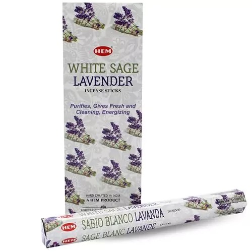 HEM Wierook – White Sage Lavender – Slof (6 pakjes/120 stokjes)