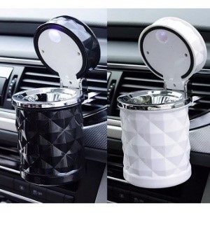 Premium Auto Asbak LED - Geschikt Voor Ventilatierooster - Met Verlichting - Strak Design - Auto Accessoires -