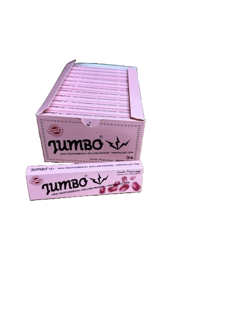 Pink Professional Rolling Papers + Pre-rolled Tips