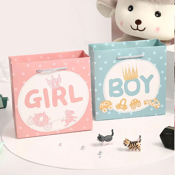 Geboortje cadeau Tasjes - Girl & Boy