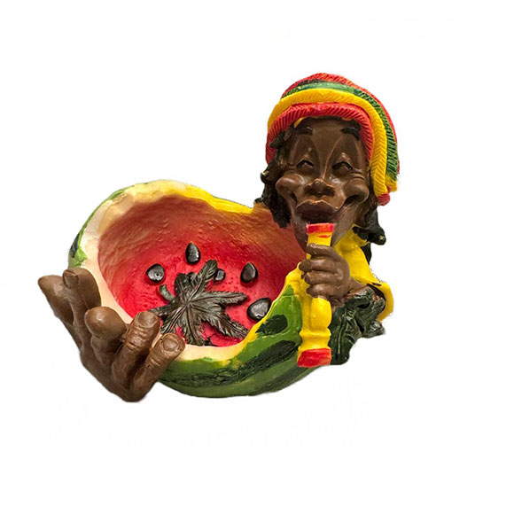 Unieke Handgemaakte Bob Marley Hars Asbak - Grappige Jamaicaanse Sigaret- en Onkruid Asbak (B)