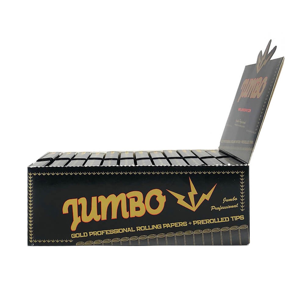 JUMBO Gold Kingsize Slim + Pre-rolled Tips - Image 3