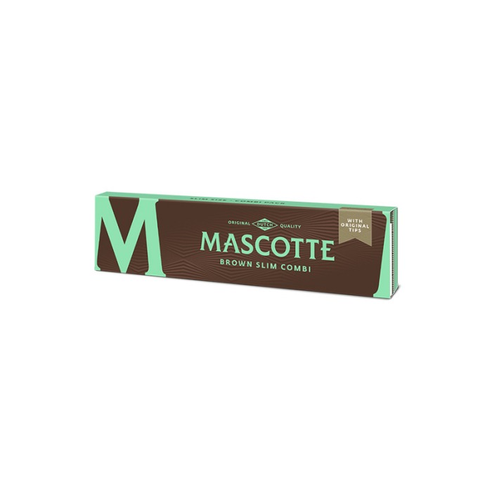 Mascotte - Brown Combi (Slim Size with magnet + original tips) - Display (26-stuks) - Image 2
