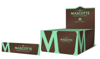 Mascotte - Brown Combi (Slim Size with magnet + original tips) - Display (26-stuks)