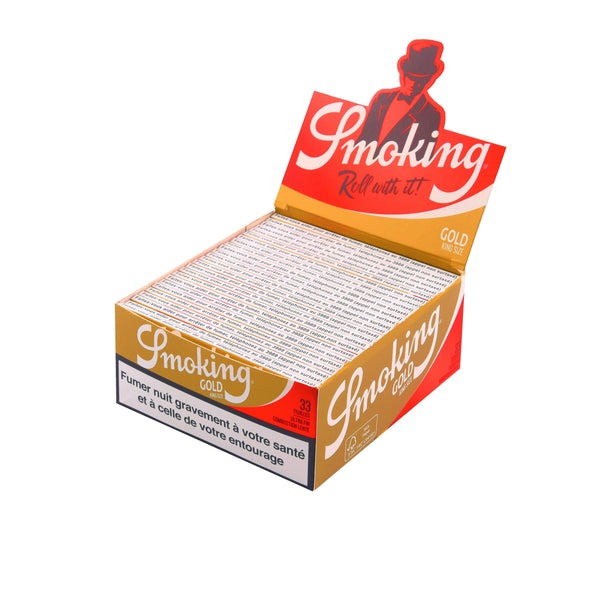 Smoking king size Gold – Display (50-stuks)